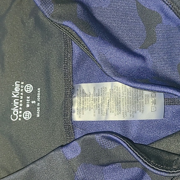Calvin Klein Blue and Black Leggings - Picture 2 of 7